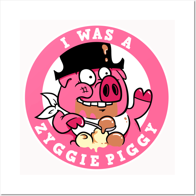 Zyggie Piggy Wall Art by wloem